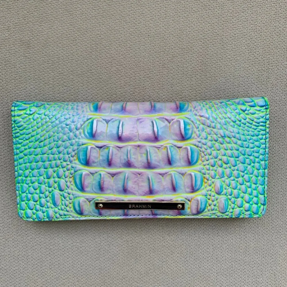 Brahmin Cotton Candy Ombre Melbourne Ady Wallet - Picture 9 of 10